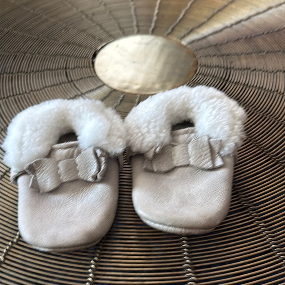 Freshly Picked Gray Moccasins for Kids